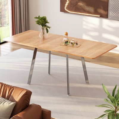 Table à manger extensible à allonge papillon intégrée, VEXAC MEUBLES COSY