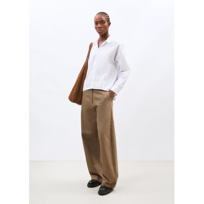 Chemise manches longues en popeline de coton HUMILITY
