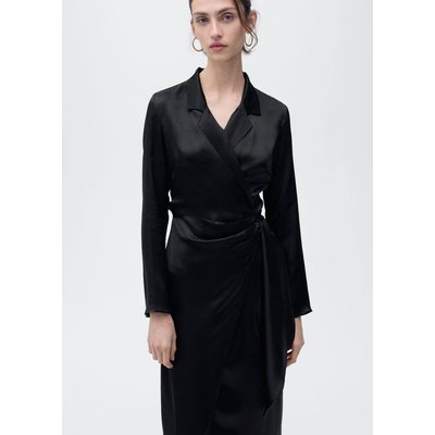 Robe midi nouée MANGO