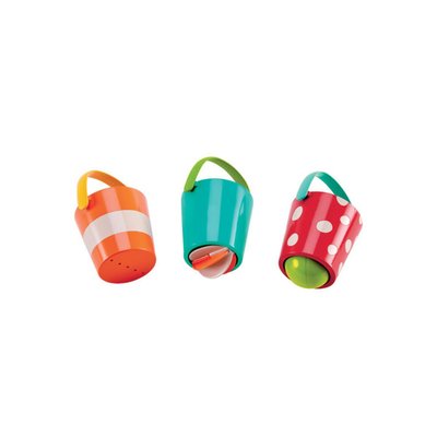 Jouet de bain seaux colorés HAPE
