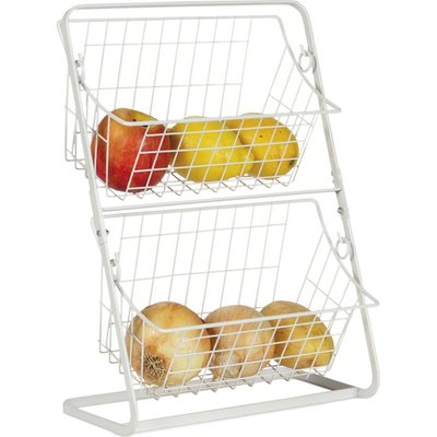 Étagère de rangement métal  pour fruits et légumes cuisine RECOLLECTION
