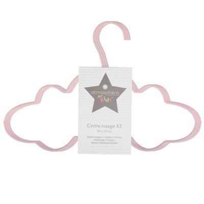 Lot de 3 cintres NUAGE enfant ATMOSPHERA