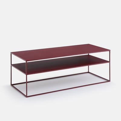 Table basse double plateau en métal acier, MIVA LA REDOUTE INTERIEURS