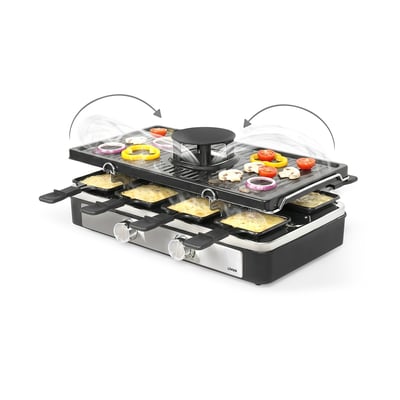 Appareil à raclette 8 personnes avec hotte aspirante LIVOO