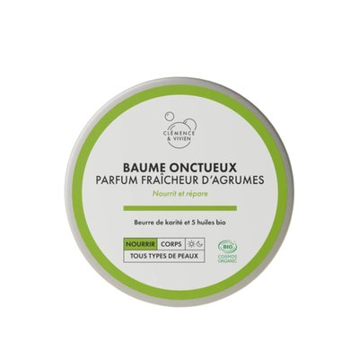 Baume onctueux Parfum Fraîcheur d'Agrumes (150 ml) CLEMENCE ET VIVIEN