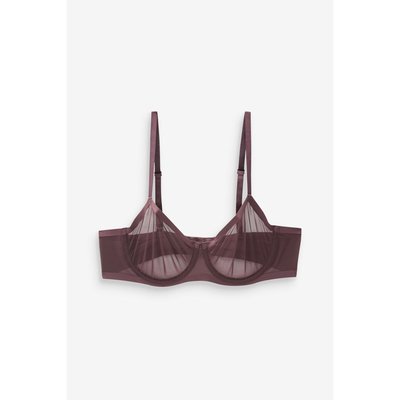 Soutien-gorge balconnet non rembourré en résille NEXT