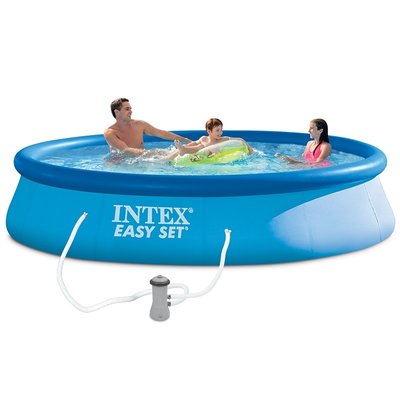 Piscine autoportée  Easy Set 3,96 x 0,84 m + Épurateur INTEX