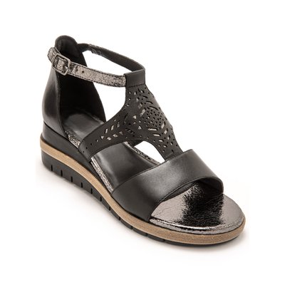 Sandales fantaisie en cuir PEDICONFORT