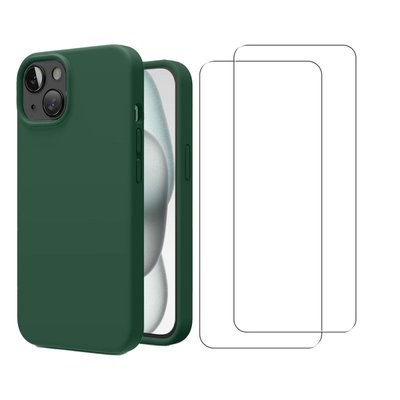 Coque Iphone 15 antichoc + 2 vitres EVETANE