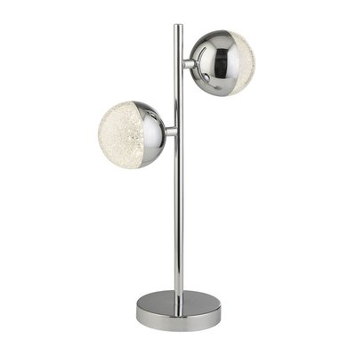 Lampe MARBLES 2x6W LED Chromé Transparent BOUTICA-DESIGN