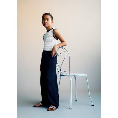 Top maille bords contrastants MANGO KIDS