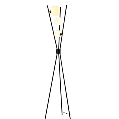 Lampadaire triple à verre blanc - PHOEBE KOSILUM