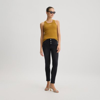 Jean skinny noir à taille haute LIU JO
