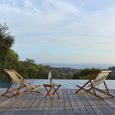 Conjunto de dos hamacas y mesa baja LA REDOUTE INTERIEURS