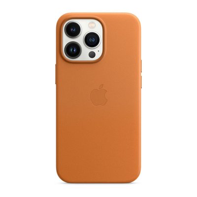 Coque iPhone 13 Pro Cuir marron MagSafe APPLE