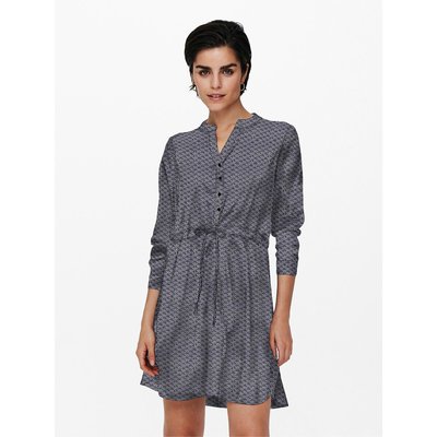 Vestido camisero estampado ONLY