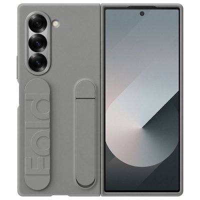Coque Z Fold6 Gris stand avec lanière SAMSUNG
