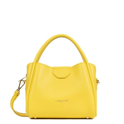 Sac à main en cuir grainé avec bandoulière LANCASTER