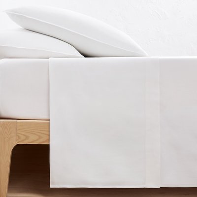 Drap plat uni en coton lavé, Scenario LA REDOUTE INTERIEURS