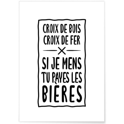 Affiche 'Croix de Fer' L'AFFICHERIE