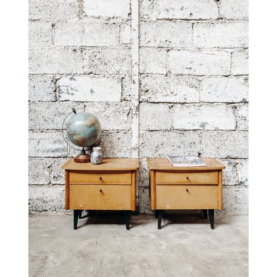 Paire de chevets en bois Maïa N°141 - Bon état DEBONGOUT