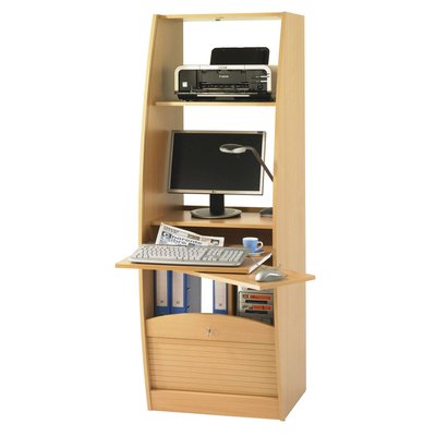 Meuble multimédia 60 cm, hêtre - SOLO CAMIF