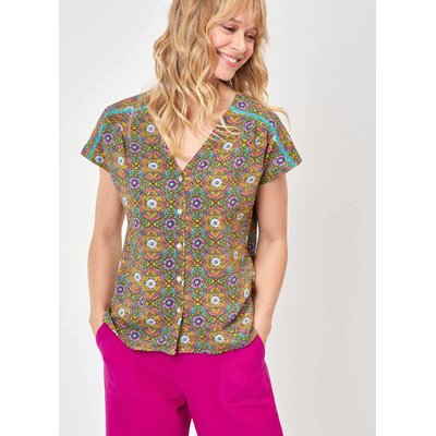 Blouse fluide col v ecovero VALERIA LA FIANCÉE