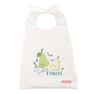 Bavoir élastiqué LE PETIT MARCHE LITTLE CREVETTE