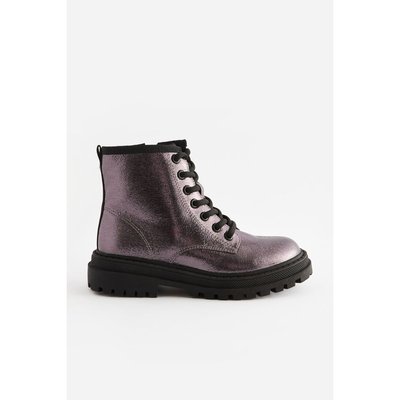 Bottines larges à lacets et doublure chaude NEXT
