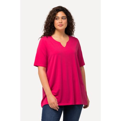 T-shirt à manches courtes et col tunisien. ULLA POPKEN