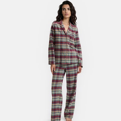 Checked Flannel Pyjamas LA REDOUTE COLLECTIONS