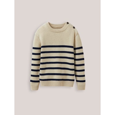 Pull marinière  en laine majoritaire CYRILLUS