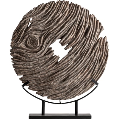 Sculpture sur pied en bois collection S.RAMESH RECOLLECTION
