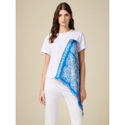 T-shirt avec insert foulard OLTRE