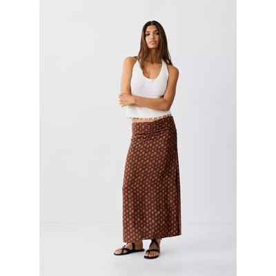 Jupe en mousseline imprimée MANGO TEEN