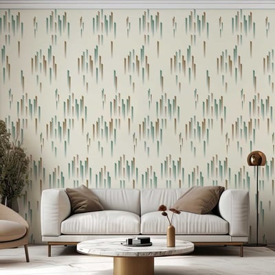 Papier peint, design lines HEXOA