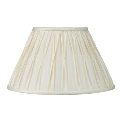 40cm Silk Mix Pinch Pleat Tapered Lampshade SO'HOME