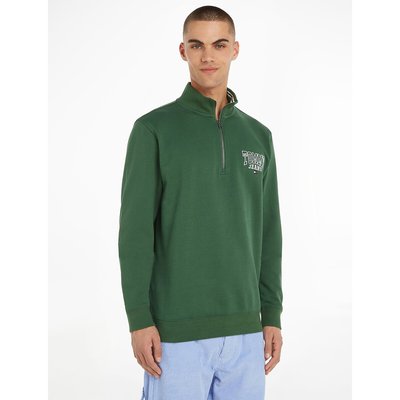 Sweater met opstaande kraag, halve rits TOMMY JEANS