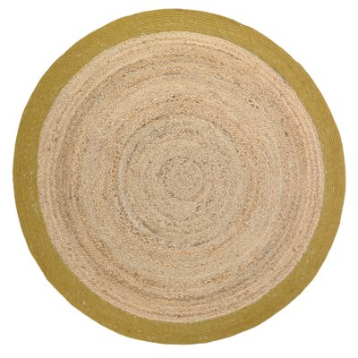 Tapis rond en jute et laine feutrée YHUKI NATTIOT