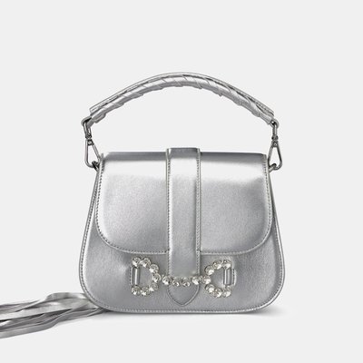 Sacoche en cuir avec détail strass ALMA EN PENA