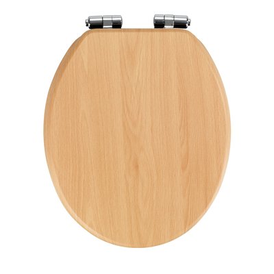 Abattant WC en MDF design bois d'hêtre WENKO