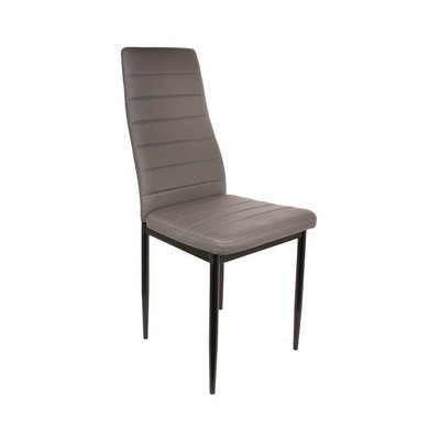 Chaise assise et dossier en PVC Victor Taupe CMP