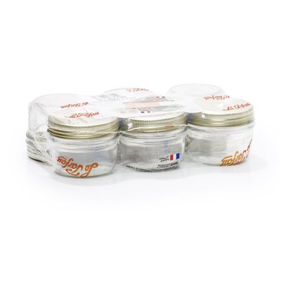 Lot de 6 terrines en verre 200g, LE PARFAIT LE PARFAIT
