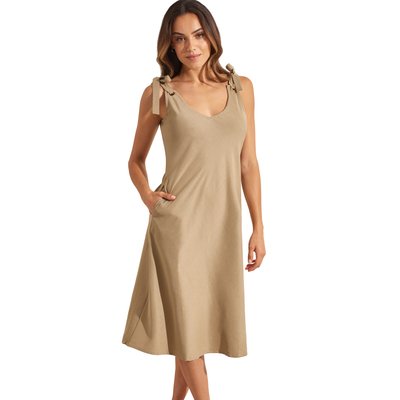 Robe estivale mi-longue à nouettes COMPLEMENTOS SELMARK MARE