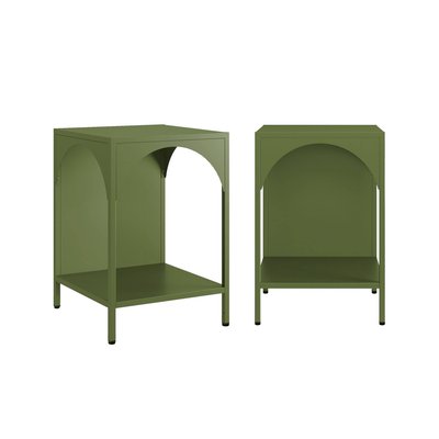 Table de chevet, table d'appoint industrielle métal (lot de 2) SOHO SWEEEK