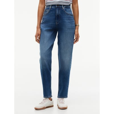 High-Waist-Jeans, Mom-Fit TOMMY JEANS