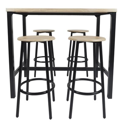 Ensemble mange debout et 4 tabourets Kalo THE HOME DECO FACTORY