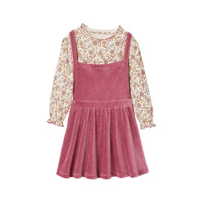 Robe tablier manches longues La Redoute