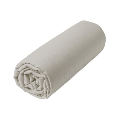 Drap Housse Uni   - LIN LAVE TRADITION DES VOSGES