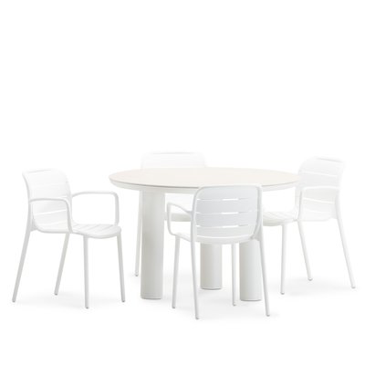 Set de jardin, 4 chaises, PETRA & GALA DEFORA HOME